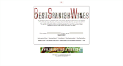 Desktop Screenshot of bestspanishwines.com
